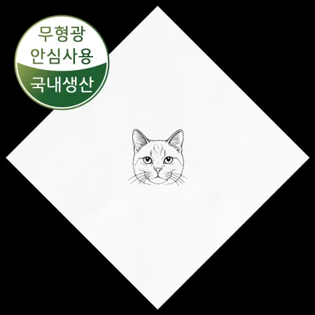 네모어스 무형광 고양이냅킨 400매 - 브리티쉬