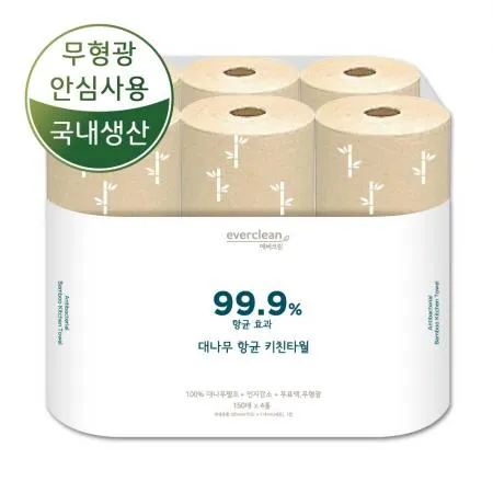대나무키친타올 6롤 천연항균 주방타월