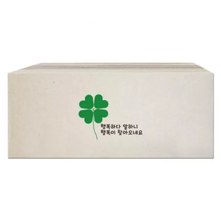 대나무 천연 항균 클로버냅킨 400매 - 행복이 찾아와요 이미지