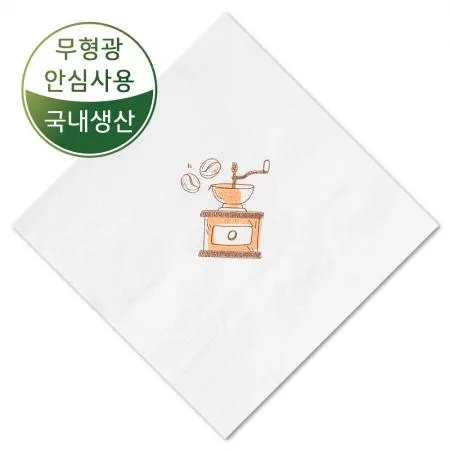 네모어스 칵테일냅킨 400매 (백색) - 커피향