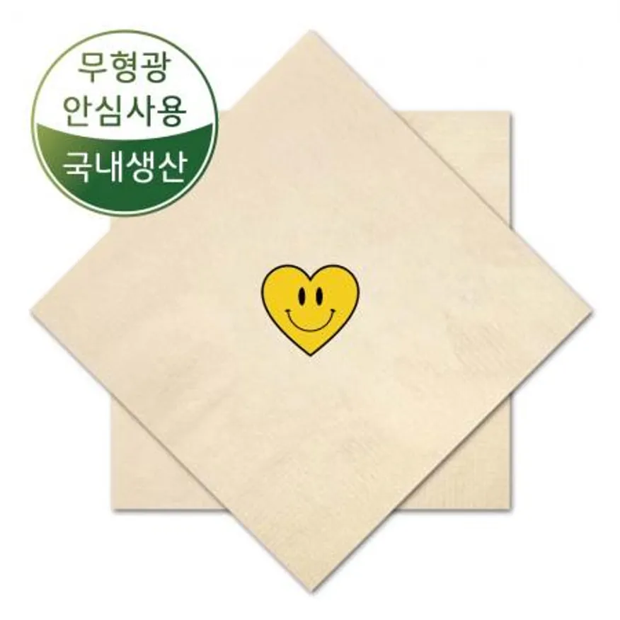 대나무 1만매 하트스마일 친환경 항균 칵테일냅킨 이미지