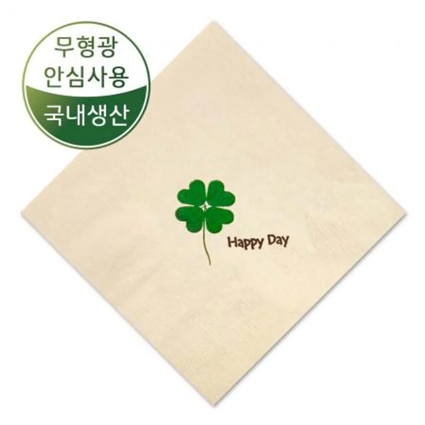 대나무 8천매 행복한하루 친환경 항균 칵테일냅킨 이미지