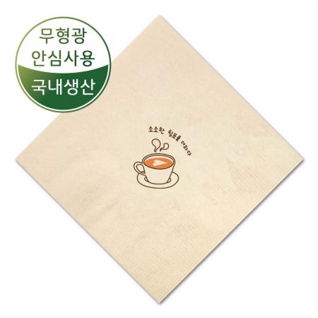 대나무 3천매 커피 쉼표 친환경 항균 칵테일냅킨