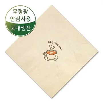 대나무 3천매 커피 쉼표 친환경 항균 칵테일냅킨
