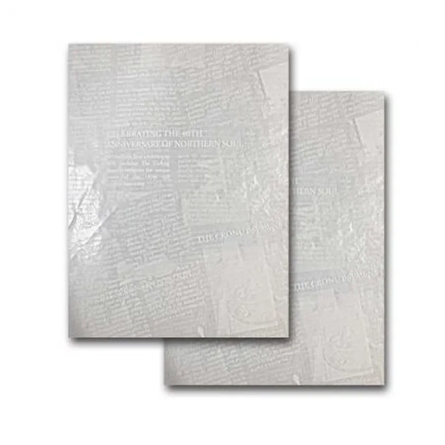 무코팅 천연펄프 유산지_ 화이트 뉴스페이퍼 (화이트) 안전한 위생 식품 포장지 250매 이미지