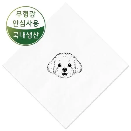 네모어스 무형광 강아지냅킨 400매 - 푸들