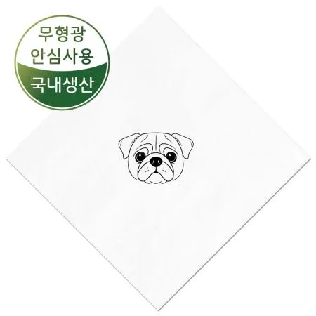 네모어스 무형광 강아지냅킨 400매 - 퍼그