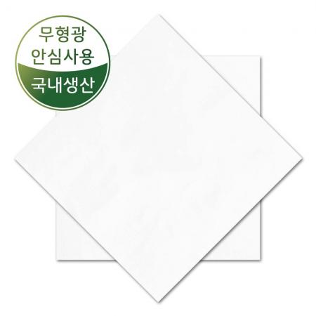 네모 3천매 백색 무지 무형광 친환경 칵테일냅킨