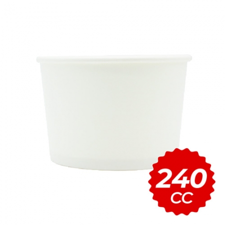 하이그린_종이용기(240cc/무지)