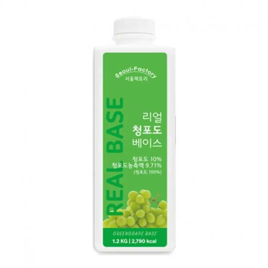 서울팩토리_리얼 청포도 베이스_1.2kg/EA 이미지