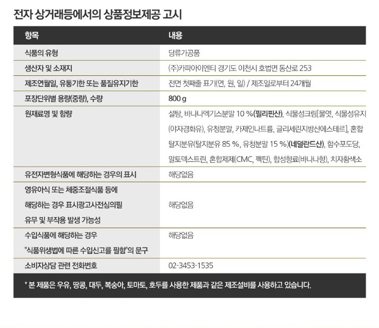 상품정보제공고시