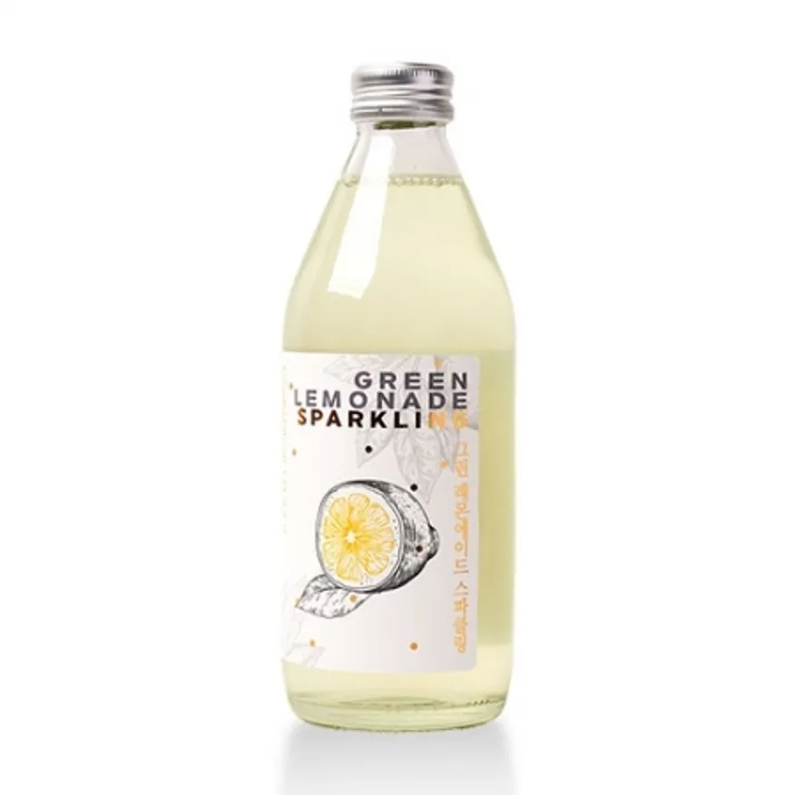 선인_저탄산 음료 그린 레몬에이드_325ml*12ea/BOX 이미지