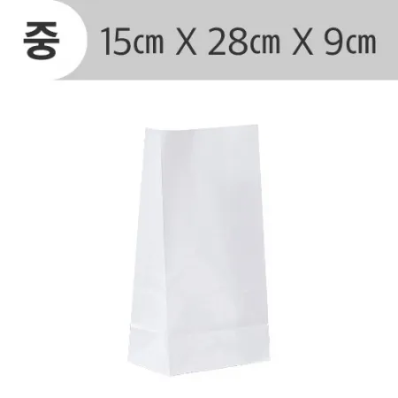 (중)각대봉투 화이트(15*9*28)