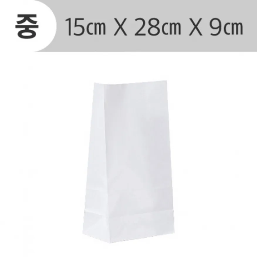 (중)각대봉투 화이트(15*9*28) 이미지