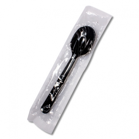 하이그린_일회용스푼(개별,검정,14.5mm) 이미지