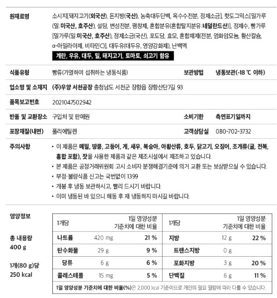 상품정보제공고시