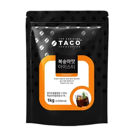 타코_복숭아 아이스티 파우더_1kg/EA