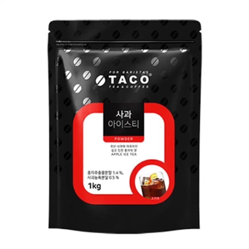 타코_사과맛 아이스티 파우더_1kg/EA 이미지