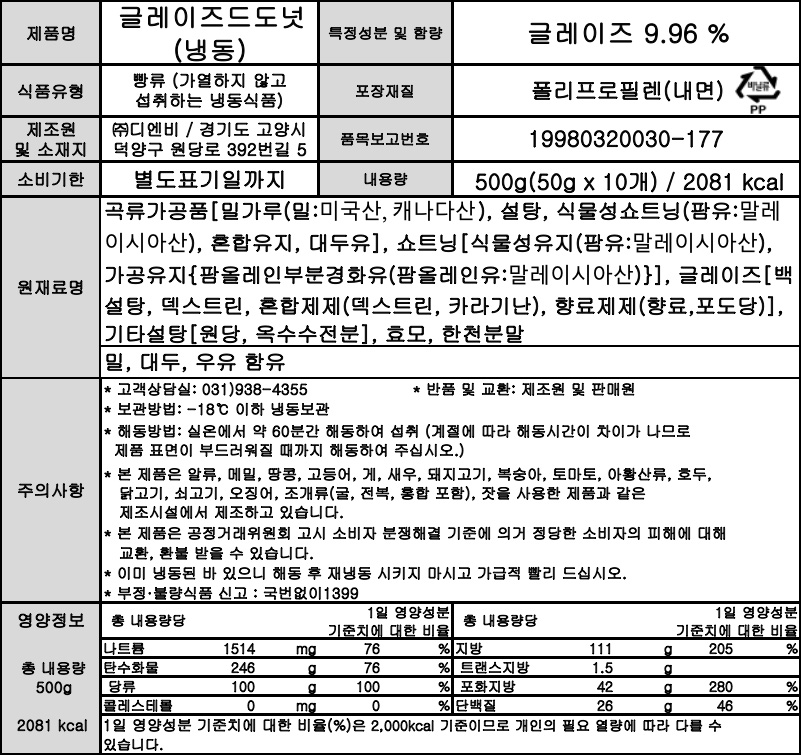 상품정보제공고시