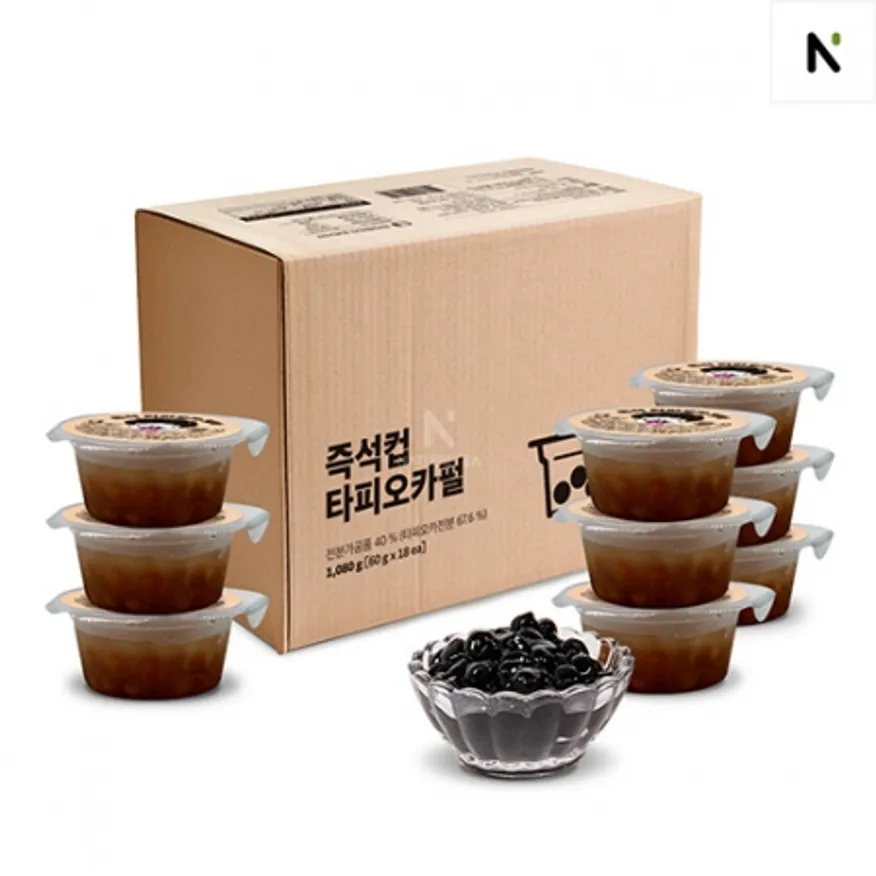 네이쳐티 타피오카펄(컵)_60g*18ea/BOX 이미지