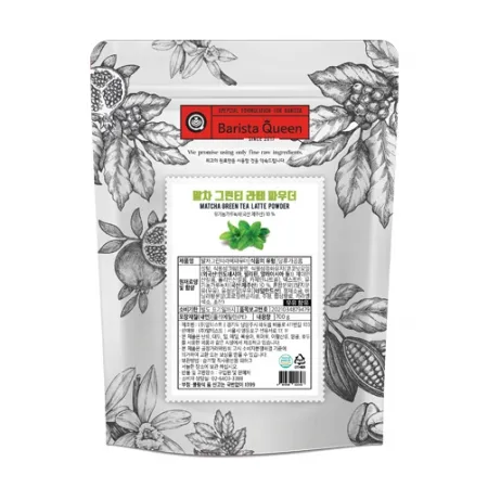 바리스타퀸_말차그린티라떼파우더