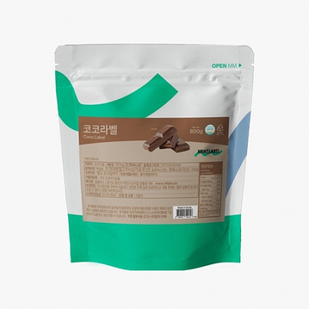 민트라벨_코코라벨(초코)파우더