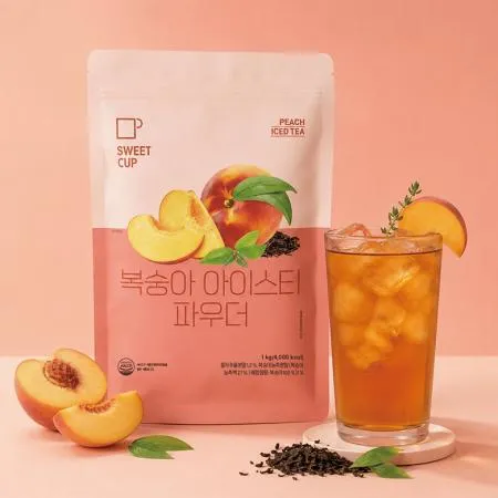 (스위트컵)아이스티 피치 파우더
