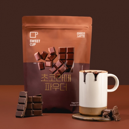 (스위트컵)초코라떼 파우더