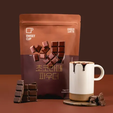 (스위트컵)초코라떼 파우더