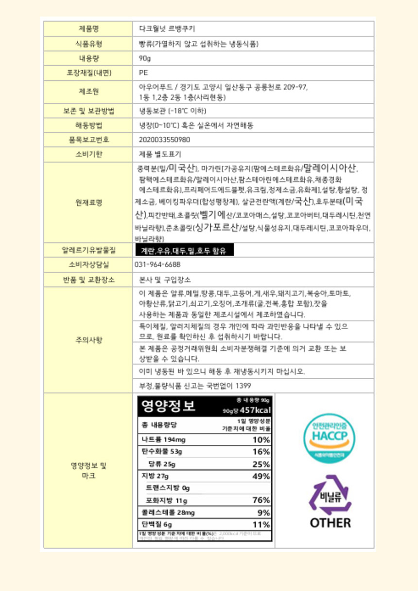상품정보제공고시