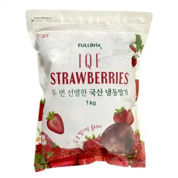 두번선별한 국산냉동딸기 1kg