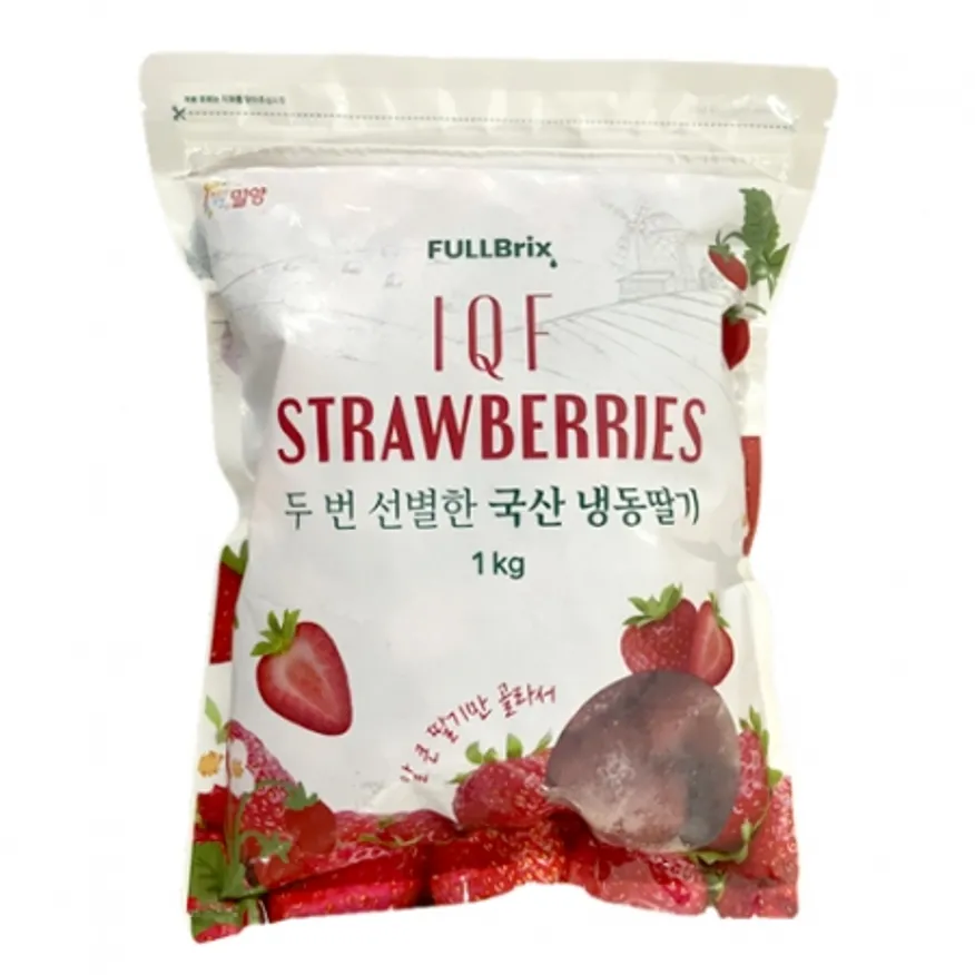 두번선별한 국산냉동딸기 1kg 이미지