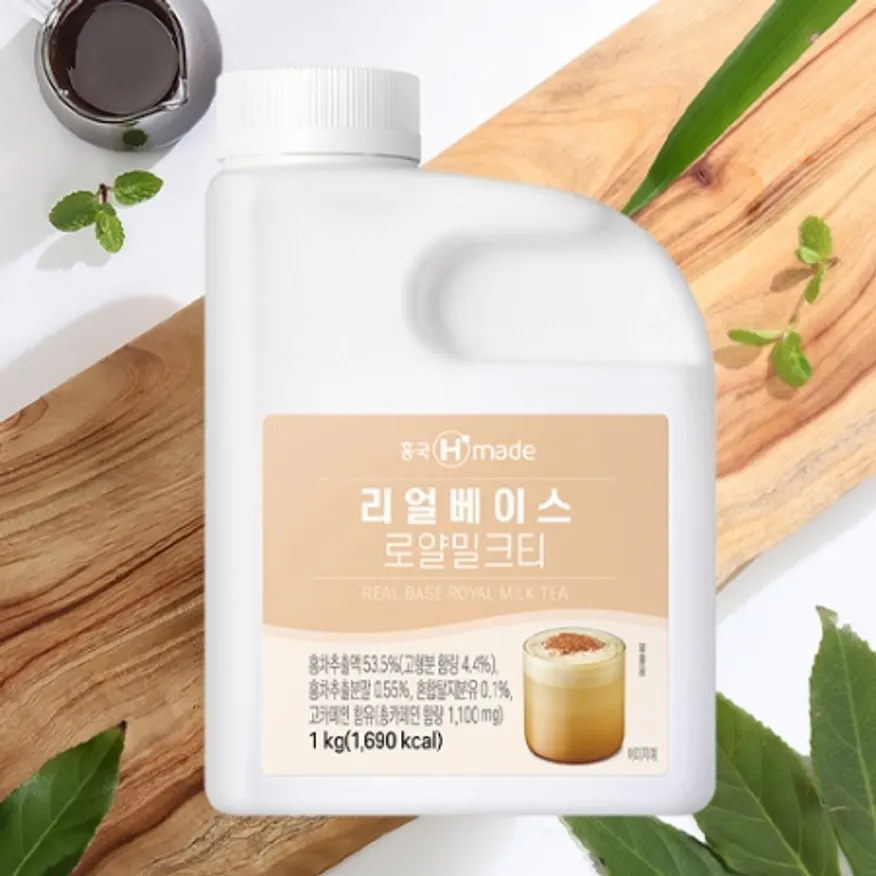흥국_리얼베이스로얄밀크티(맘스)홍차베이스 1kg/EA 이미지