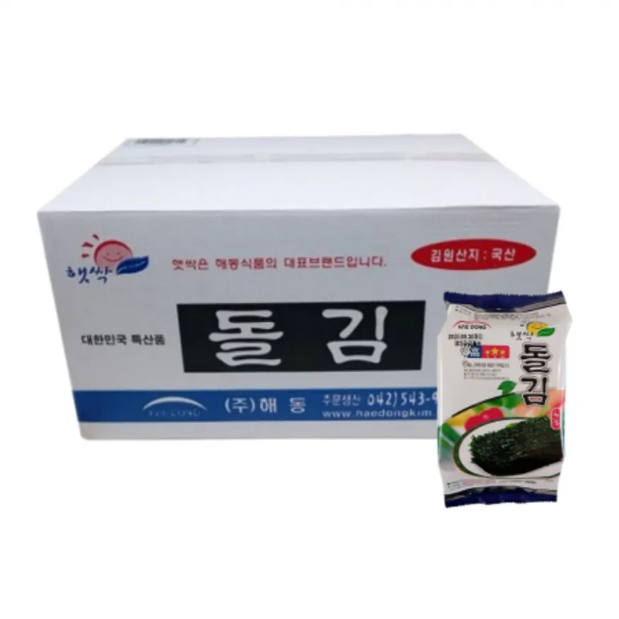 해동 햇싹 돌김 15g x 40봉(한박스) 이미지