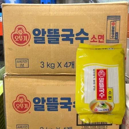 오뚜기 알뜰국수 소면 1박스(3kg x 4개)