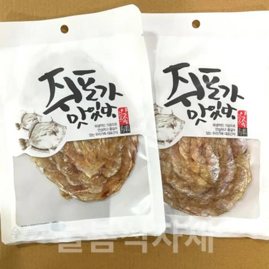 늘봄 두꺼운 쥐포 개별포장 x 5장 수입산 단포 마른안주 주전부리 이미지