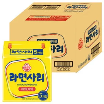 오뚜기 라면사리 110g 1박스(48개) 개별포장 각종전골 찌개용