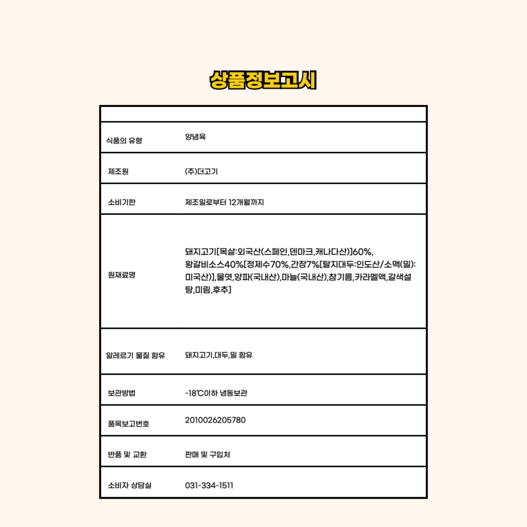 상품정보제공고시