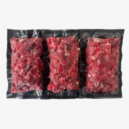 호주산 부채살 큐브 1kg/EA[근막제거x][개별포장]