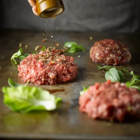 수제 한우너비아니 3kg(1kg*3EA)[구이용,함바그용,떡갈비용] 이미지