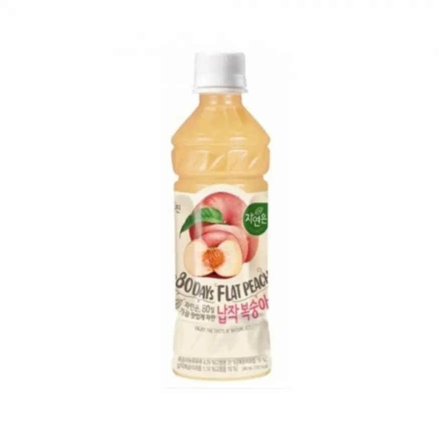 웅진 납작 복숭아340ml 이미지