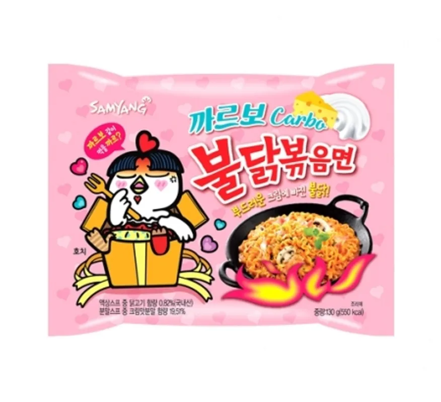 삼양 까르보불닭볶음면 이미지