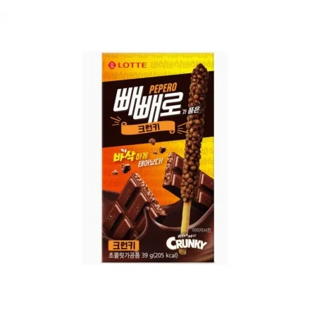 빼빼로 크런키 39g