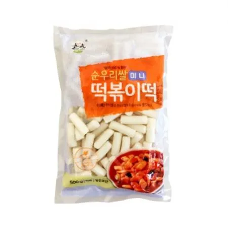 순 우리쌀 미니 떡볶이떡 500g 송학12개
