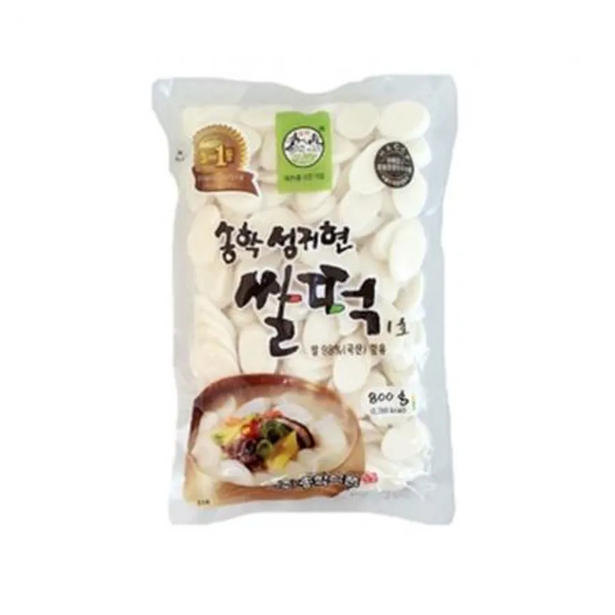 송학식품 성귀현 쌀떡 1호 800g x 12개 이미지