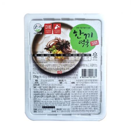 한끼떡국 174g 송학 12개