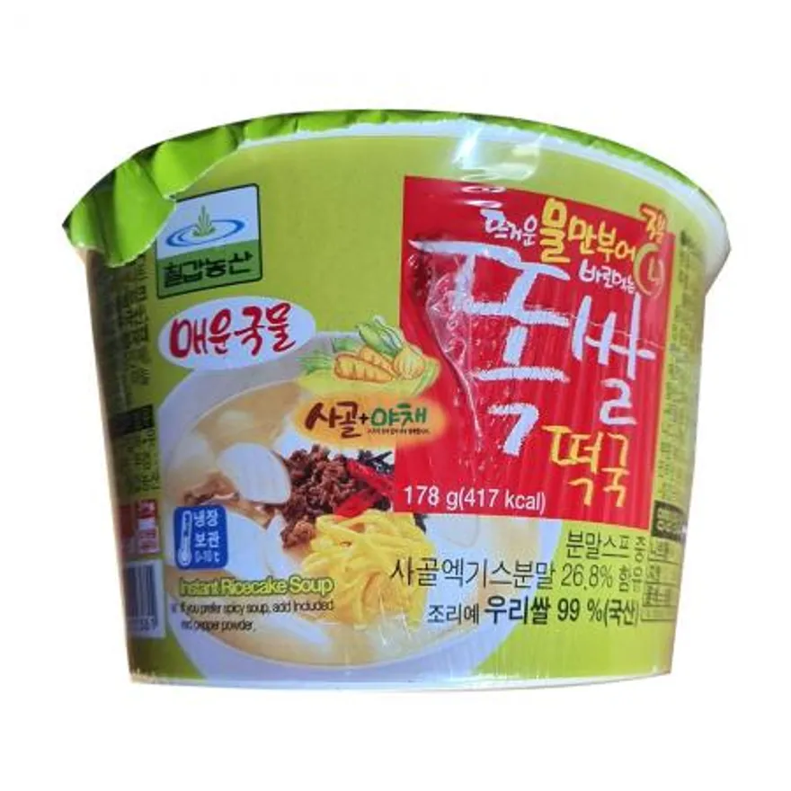 칠갑농산 매운국물 똑쌀떡국 178g x 12개 이미지