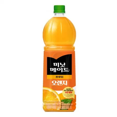 오렌지주스 프루티 1.5L 미닛메이드 12개
