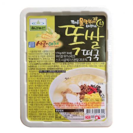 똑쌀떡국 174g 칠갑농산 6개 간편 떡국