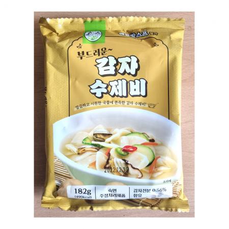 부드러운 감자수제비 182g 송학 10개